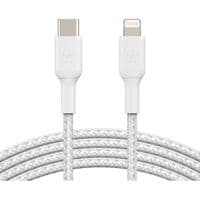 Дата кабель USB Type-C to Lightning 2.0m white Belkin (CAA004BT2MWH)