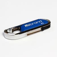 USB флеш накопичувач Mibrand 4GB Aligator Blue USB 2.0 (MI2.0 / AL4U7U)