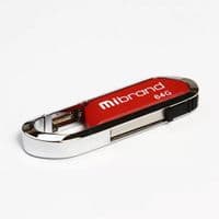 USB флеш накопичувач Mibrand 64GB Aligator Red USB 2.0 (MI2.0 / AL64U7DR)