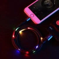 Lightning кабель Remax EL Sound-Activated 2.1A RC-133i, 1m  black