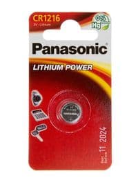 Батарейка PANASONIC CR 1216 * 1 LITHIUM (CR-1216EL/1B)