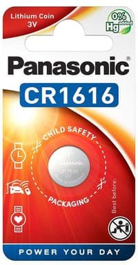 Батарейка PANASONIC CR 1616 * 1 LITHIUM (CR-1616EL/1B)