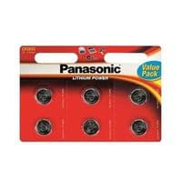 Батарейка PANASONIC CR 2032 * 6 LITHIUM (CR-2032EL/6B)