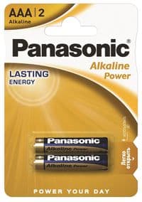 УЦІНКА! Батарейка Panasonic ALKALINE POWER лужна AAA блістер, 2 шт.
