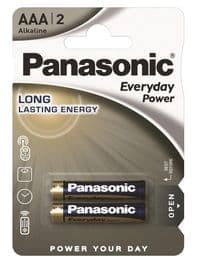 Батарейка PANASONIC AAA LR03 Everyday Power * 2 (LR03REE/2BR)