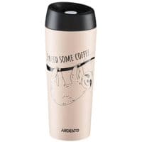 Термочашка Ardesto Coffee time Bradypus 450 мл, беж, нержавіюча сталь