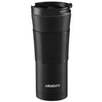 Термочашка Ardesto To Go 450 мл, черный, силикон, нержавеющая сталь