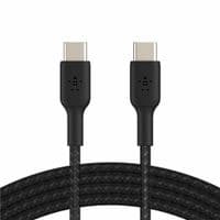 Кабель Belkin USB-С - USB-С, BRAIDED, 1m, black