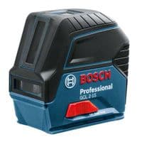 Нівелір лазерний Bosch GCL 2-15+RM1+BM3 clip+кейс, ±0.3 мм на 30м, до 15 м, 0.5 кг