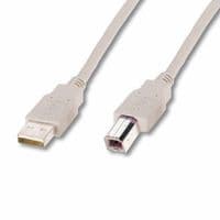 Кабель ASSMANN USB 2.0 (AM / BM) 1.8m, biege