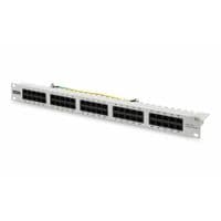 Патч-панель DIGITUS 19" 1U, 50 портів, Cat.3 UTP у зборі сіра