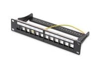 Рама 10" DIGITUS 1U для набірної патч-панелі 12 портів, чорна
