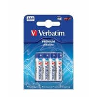 Батарейка AAA alcaline 4pcs Verbatim (49920)