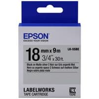 Картридж с лентой Epson LK5SBE принтеров LW-400/400VP/700 Matte Blk/MattSiv 18mm/9m