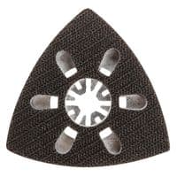 Шлифовальная подошва GRAPHITE для многофункц. инструмента, на липучке 83x83x83 мм