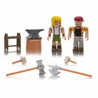Игровая коллекционная фигурка Jazwares Roblox Game Packs Forger's Workshop W6, набор 2 шт.