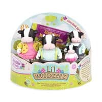 Набір фігурок Li'l Woodzeez Родина Корів 6195