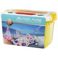 Конструктор Magplayer магнітний набір бокс 95 ел. MPT2-95