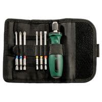 Набор отверток Metabo (7 шт.) рукоять-держатель +  PZ1, PZ2, PH2, TX20, TX25, плоская