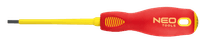 Отвертка NEO шлицевая 3.0 x 100 мм, (1000 В), CrMo
