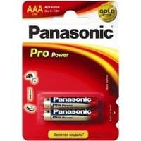 Батарейка Panasonic PRO POWER щелочная AAA блистер, 2 шт.