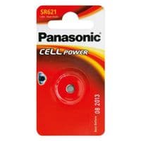 Батарейка Panasonic серебряно-цинковая SR621(364, V364, D364) блистер, 1 шт.