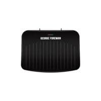 Гриль George Foreman 25820-56 Fit Grill Large, 2400 Вт, антипригар. покр., піддон для жиру, чорний