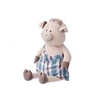 Мягкая игрушка Same Toy Свинка  в комбинезоне 60см THT705