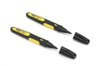 Маркер STANLEY FatMax с заостренным наконечником черный, 2 шт