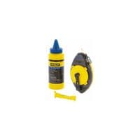 Шнур Stanley розмічальний 30м корпус "PowerWinder", 115грам пудри та рівень підвісний