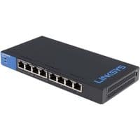 Комутатор LINKSYS LGS108P 4xGE PoE+, 4xGE, некерований