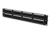 Патч-панель DIGITUS 19" 2U, 48 портів, Cat.6 UTP у зборі, RAL 9005