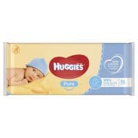 Вологі серветки Huggies Pure 56 шт (5029053550039)