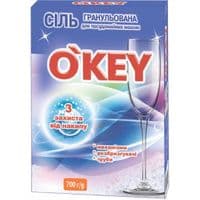 Засіб для миття посуду O'KEY сіль для посудомийних машин, 700г (4820049381153)