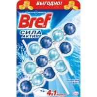 Туалетний блок Bref Сила Актив Тріопак океанських Свіжість 3х50 г (9000100753494)