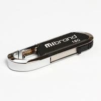 USB флеш накопичувач Mibrand 16GB Aligator Black USB 2.0 (MI2.0 / AL16U7B)