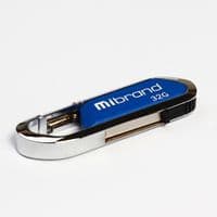 USB флеш накопичувач Mibrand 32GB Aligator Blue USB 2.0 (MI2.0 / AL32U7U)