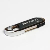 USB флеш накопичувач Mibrand 8GB Aligator Grey USB 2.0 (MI2.0 / AL8U7G)