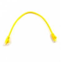 Патч-корд 0.3м, RJ-45, Cat.5e, CU, медь, желтый Ritar (PCR-CU/0.3Yw / 04268)