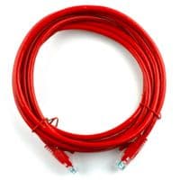 Патч-корд 10м, RJ-45, Cat.5e, CU, мідь, червоний Ritar (PCR-CU / 10Rd / 04294)