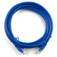 Патч-корд 10м, RJ-45, Cat.5e, CU, мідь, синій Ritar (PCR-CU / 10Be / 09800)