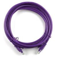 Патч-корд 10м, RJ-45, Cat.5e, CU, мідь, фіолетовий Ritar (PCR-CU / 10Pe / 04292)