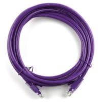 Патч-корд 25м, RJ-45, Cat.5e, CU, мідь, фіолетовий Ritar (PCR-CU/25Pe/04296)