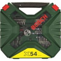 Сверла и насадки Bosch X-LINE-54 с реверсивной отверткой, набор 54 ед.