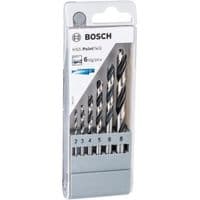 Свердла по металу Bosch HSS PointTeQ набір 6шт, 2,3,4,5,6,8 мм