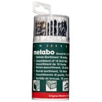 Набір свердл Metabo Набір 18 шт. (камінь, метал, дерево 3-10 мм)