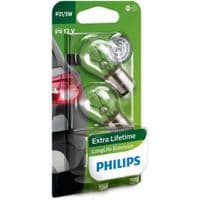 Лампа накаливания Philips P21/5W LongLife EcoVision, 2шт/блистер