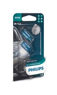 Лампа накаливания Philips W5W X-Treme Vision Pro , 2шт/блистер