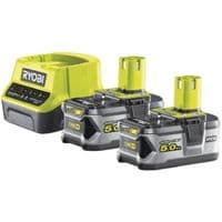 Аккумулятор и зарядное устройство Ryobi ONE+ RC18120-250 18В 2х5.0А/ч Lithium+