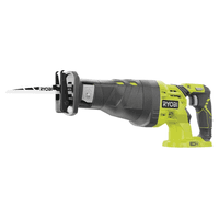 Пила сабельная Ryobi ONE+ R18RS-0 18В ход 28мм, дерево 200мм, 2900 об/мин(без АКБ и ЗУ)
